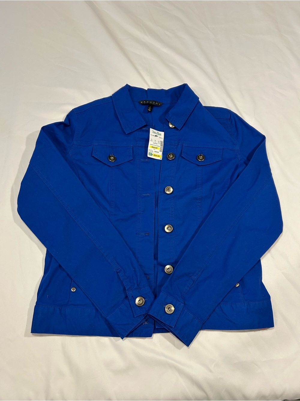 Baccini Royal Blue Jean Jacket